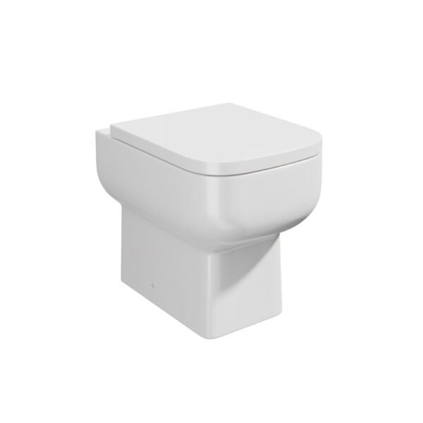 Scudo Choices Rimless Back To Wall Toilet And Soft Close Seat - White
