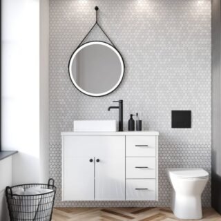 Scudo Stance Countertop Basin - White - Image 6