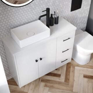 Scudo Stance Countertop Basin - White - Image 7