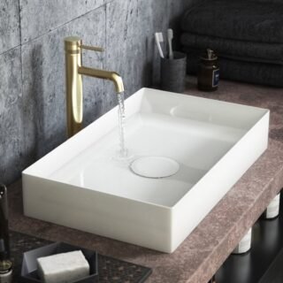 Scudo Stance Countertop Basin - White - Image 9