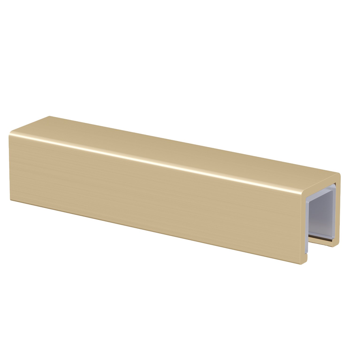 Kartell Wetroom Screen Decorative Edge - Brushed Brass