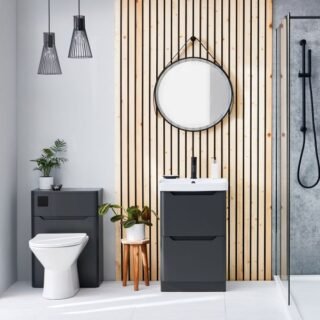 Scudo Ella Floor Standing WC Unit - 500mm Wide - Image 3