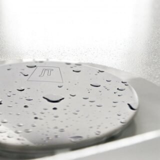 Kartell JT Fusion Just Trays Offset Quadrant Shower Tray With Waste - White - Image 3