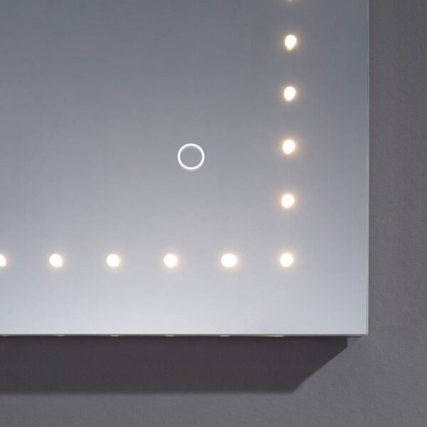 Kartell Fairford Dotted Frame Illuminated Mirror - 700mm x 500mm - Image 6