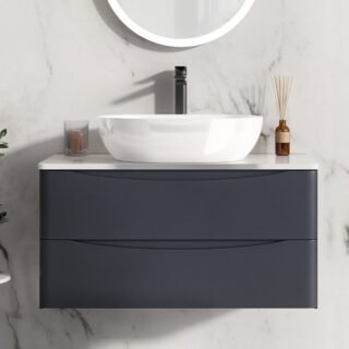 Scudo Neo Counter Top Basin - 560mm Wide - No TH - Image 3