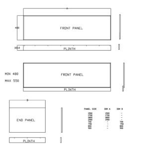 Kartell Purity 2 Piece Bath Front Panel - Image 2