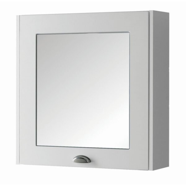 Kartell Astley 1 Door Non Illuminated Mirror Cabinet - 598mm x 600mm