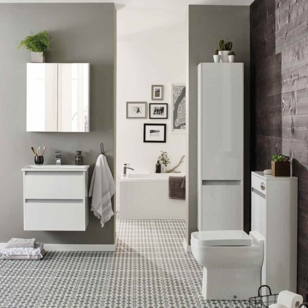 Kartell City 2 Door Wall Hung Tall Storage Unit - 1600mm High - Image 2