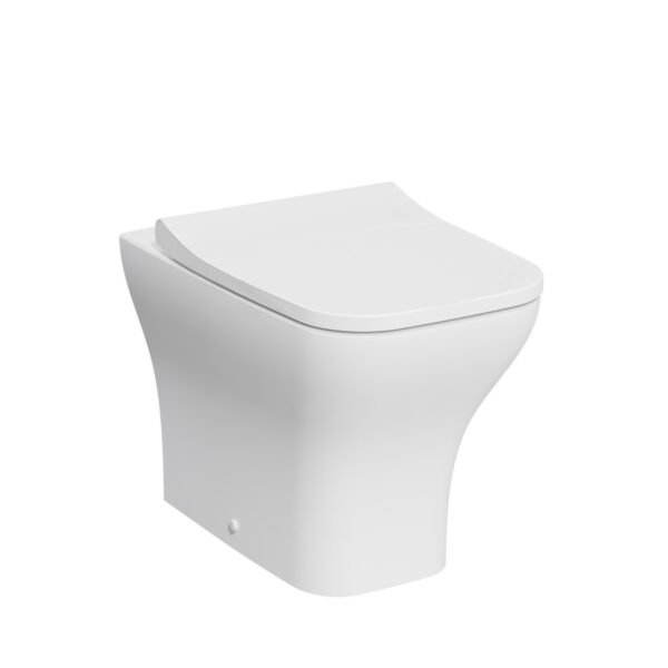 Kartell Genoa Back To Wall Toilet With Soft Close Seat - White