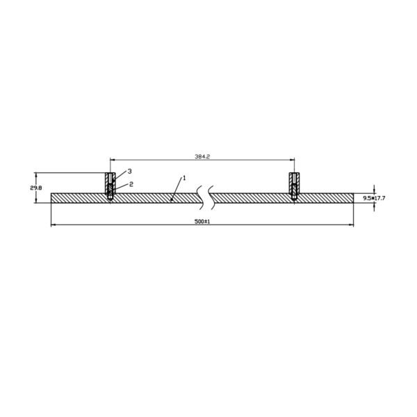Kartell Purity Furniture Handle - 500mm Long - Image 2
