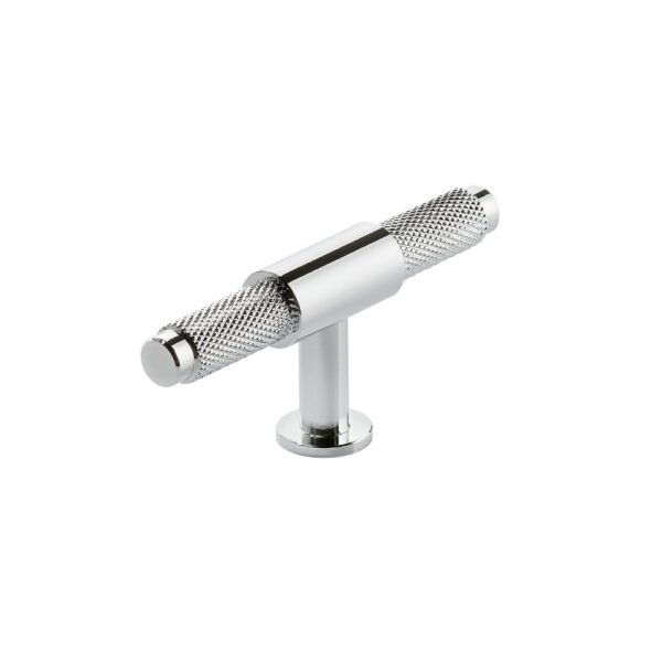 Scudo Knurled T Bar Furniture Handle - 95mm Wide