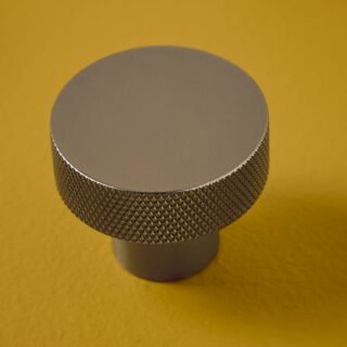 Scudo Knurled Round Furniture Handle - 42.5mm Wide - Image 3