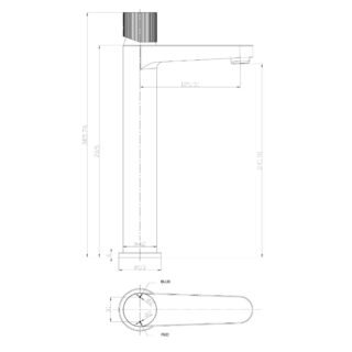 Scudo Koko Tall Basin Mixer Tap - Image 5