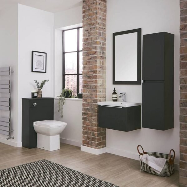 Kartell Kore 1 Drawer Wall Hung Vanity Unit With Basin - 600mm Wide - 1 TH - Image 2