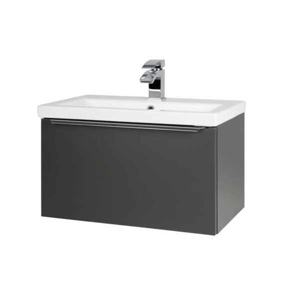 Kartell Kore 1 Drawer Wall Hung Vanity Unit With Basin - 600mm Wide - 1 TH
