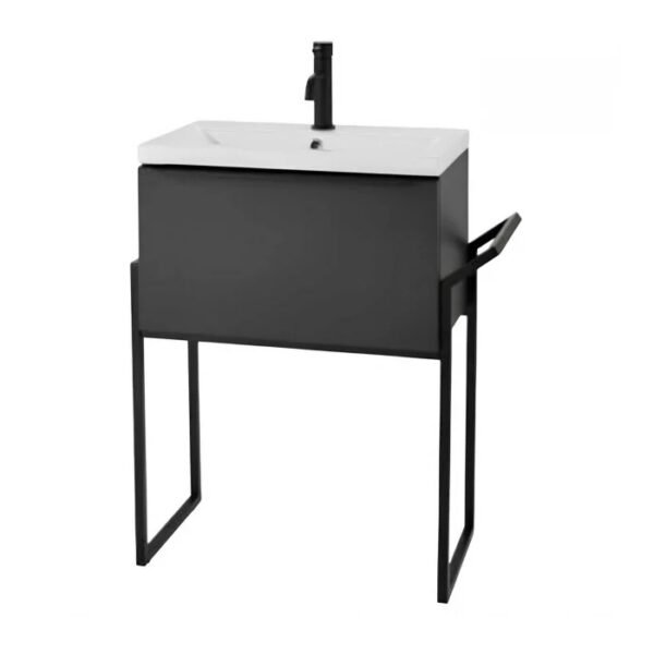 Kartell Kore 1 Drawer Floorstanding Vanity Unit With Basin And Frame - 620mm Wide - 1 TH