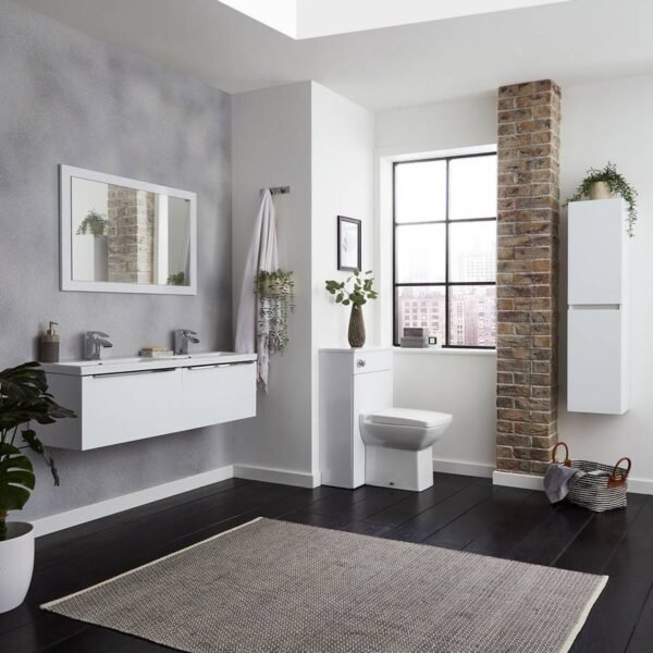 Kartell Kore 1 Drawer Wall Hung Vanity Unit With Basin - 800mm Wide - 1 TH - Image 3