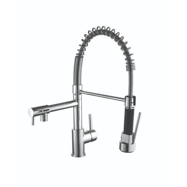 Kartell K-Vit Dual Spout Pull Out Kitchen Mixer Tap - Chrome