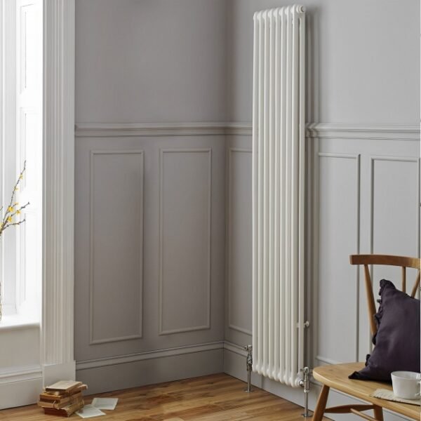 Kartell Laser Klassic 2-Column Column Radiator - White