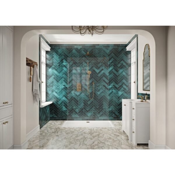 Scudo Minos Wetroom Glass Panel - 10mm - Chrome