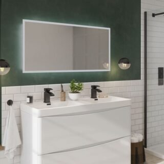 Scudo Mosca LED Mirror With Demister Pad And Shaver Socket - Image 3