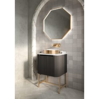 Scudo Passa Octagonal Illuminated Mirror - 600mm x 600mm - Image 3