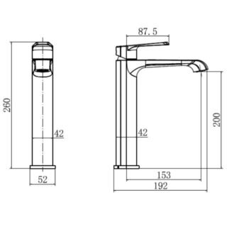 Scudo Montana Tall Mono Basin Mixer Tap - Image 2