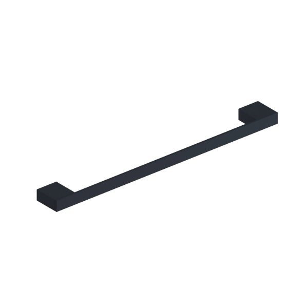 Scudo Mono Towel Bar - 600mm Long - Matt Black