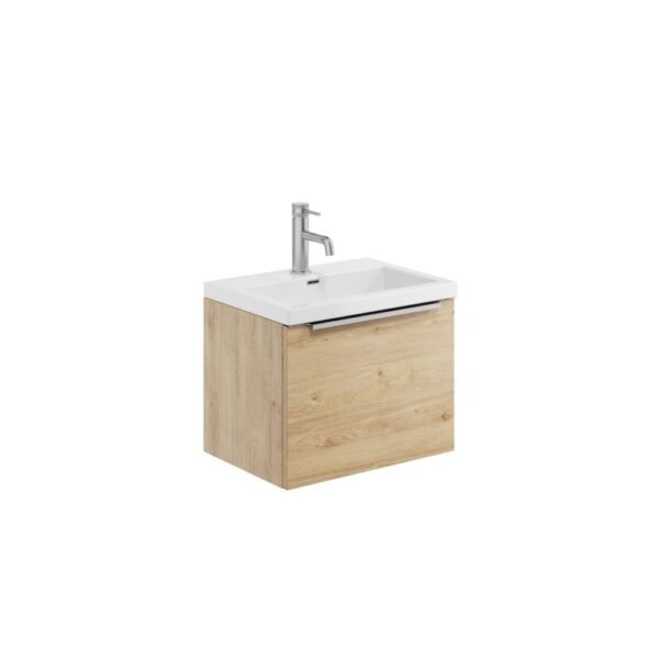 Scudo Muro 1 Drawer Wall Hung Vanity Unit With Basin - 500mm Wide