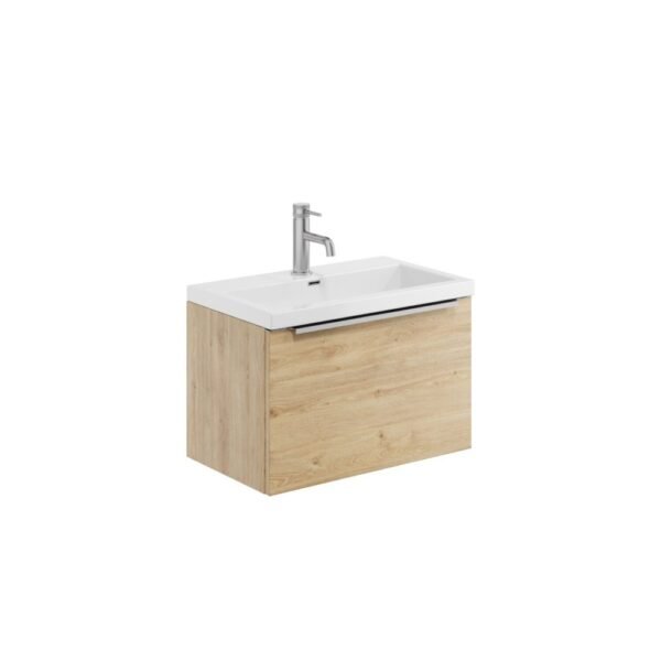 Scudo Muro 1 Drawer Wall Hung Vanity Unit With Basin - 600mm Wide