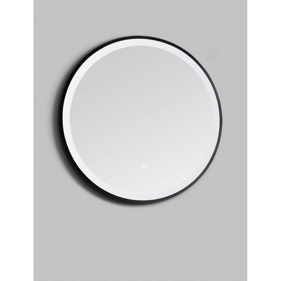 Kartell Nero Round LED Illuminated Mirror - 600mm x 600mm