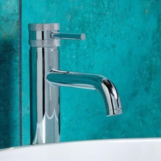Scudo Core Deck Mounted Tall Mono Basin Mixer Tap - Image 3