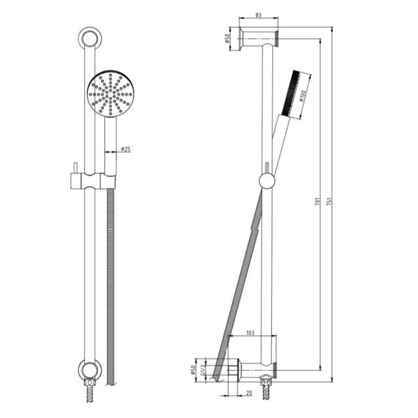Scudo Concealed Riser Rail Kit - Image 4