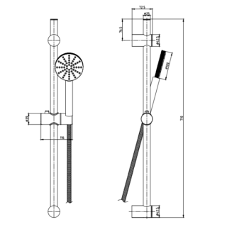 Scudo Exposed Riser Rail Kit - Image 4
