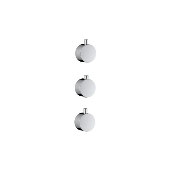 Scudo 3 Pack Concealed Shower Valve Plain Handle