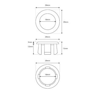 Scudo Round Overflow Insert - Image 4