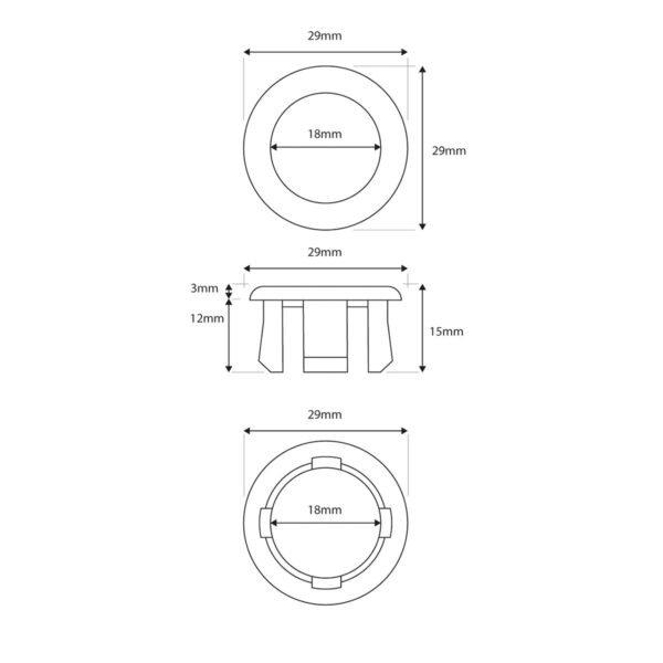 Scudo Round Overflow Insert - Image 4