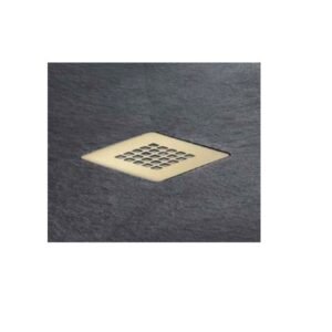 Kartell Stainless Steel Grille For Shower Trays - Brushed Brass