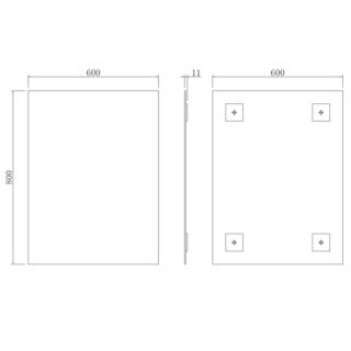 Kartell Piazza Non Illuminated Mirror - Image 4