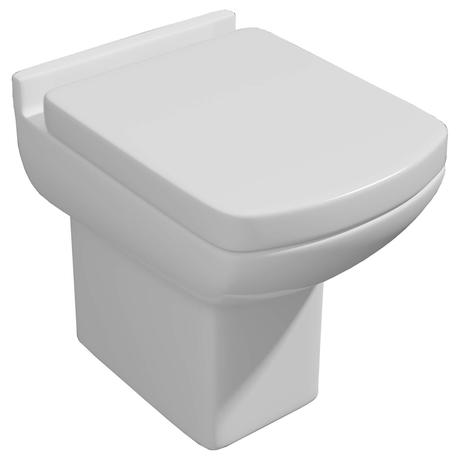 Kartell Pure Back To Wall Toilet With Soft Close Seat - Gloss White