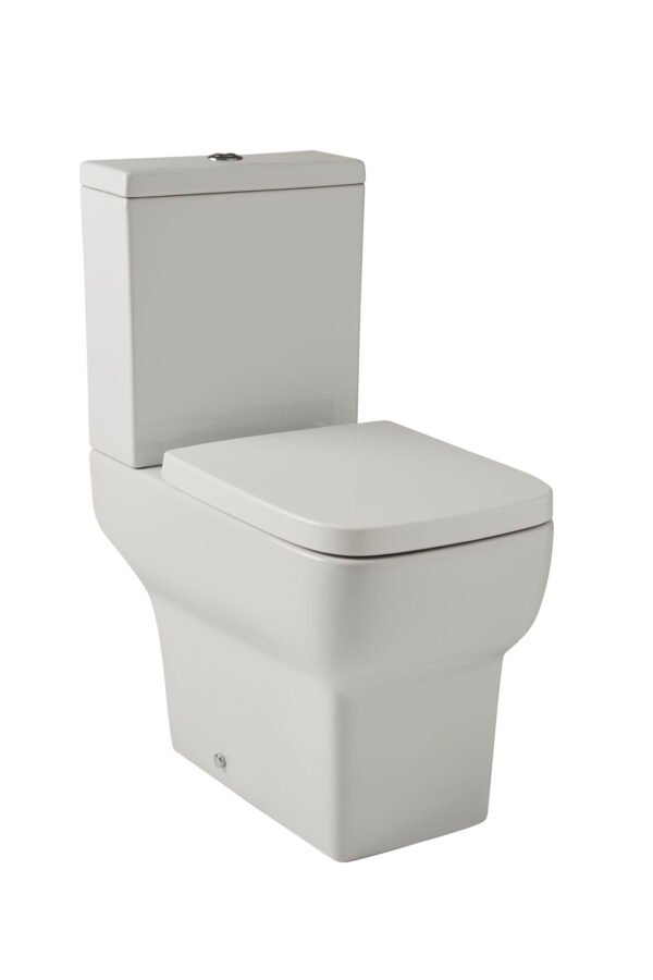 Kartell Korsika Close Coupled Toilet With Cistern And Soft Close Seat - Gloss White