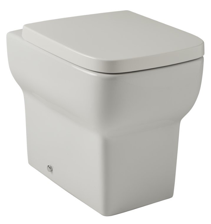 Kartell Korsika Back To Wall Toilet With Soft Close Seat - Gloss White