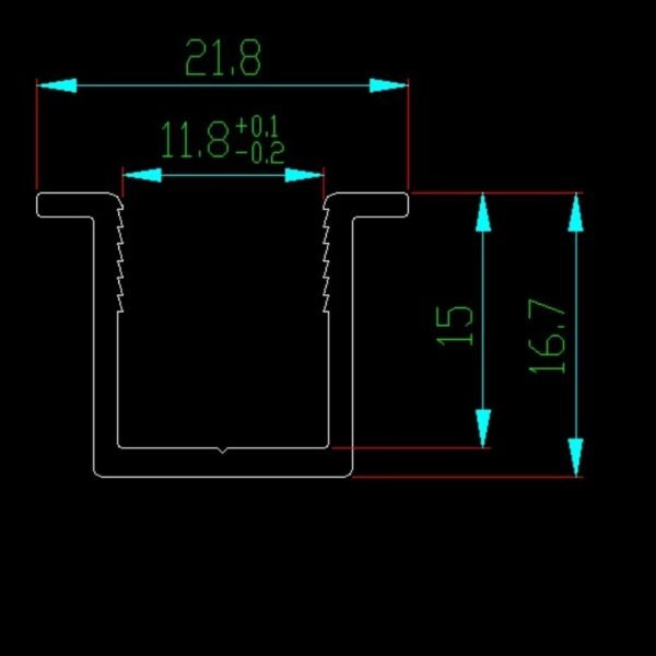 Scudo Minos Recessed Wall And Floor Profile - Image 3