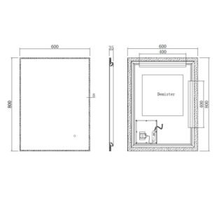 Kartell Seattle LED Illuminated Mirror - Image 5
