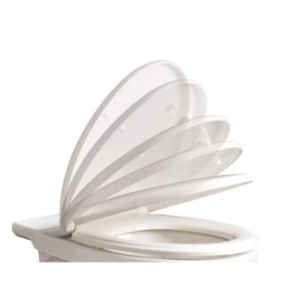 Scudo Universal Soft Close Seat - Gloss White - Image 3
