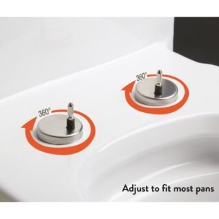 Scudo Universal Soft Close Seat - Gloss White - Image 5