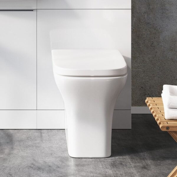 Scudo Porto Wrap Over Toilet Seat - White - Image 2