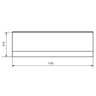 Kartell Standard Bath Front Panel - Gloss White - Image 5
