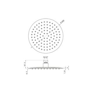 Scudo Round Shower Head - Image 2