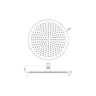 Scudo Round Shower Head - Image 4